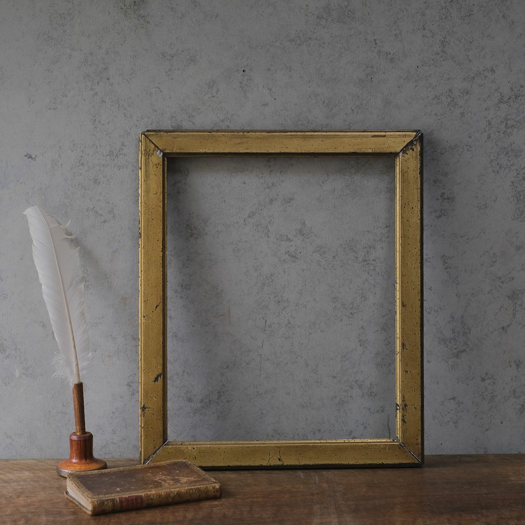 アンティーク額縁 フレーム フランス 金色　シンプル
