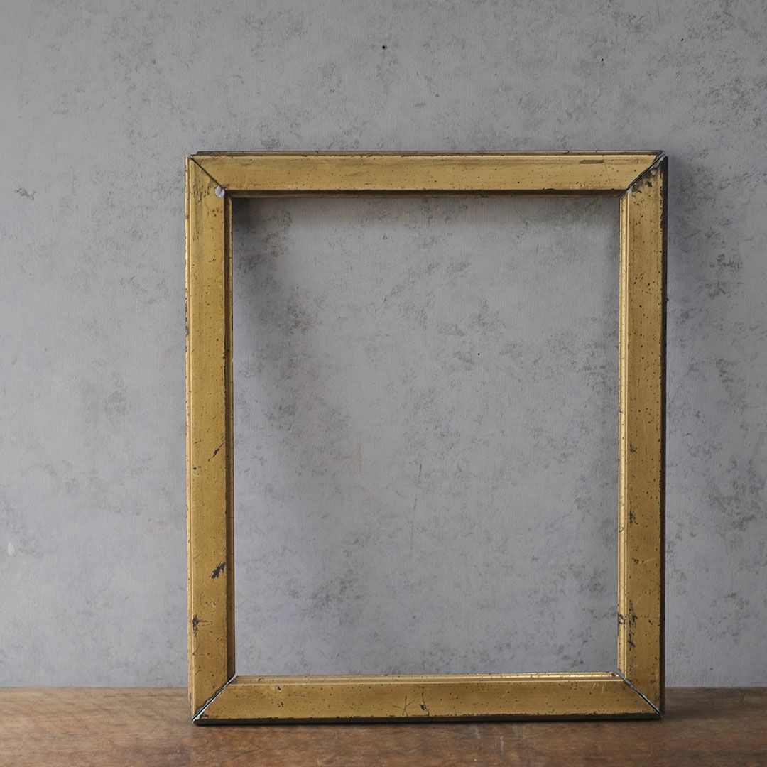 アンティーク額縁 フレーム フランス 金色　シンプル1