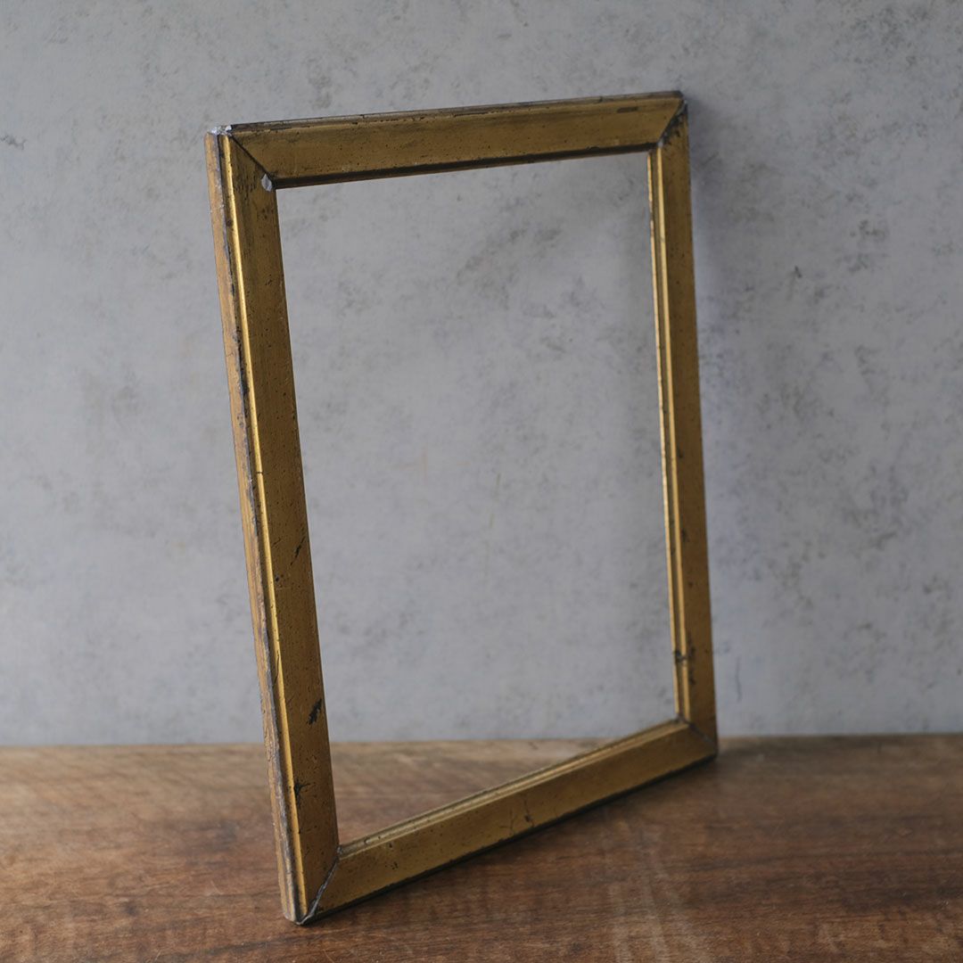 アンティーク額縁 フレーム フランス 金色　シンプル2