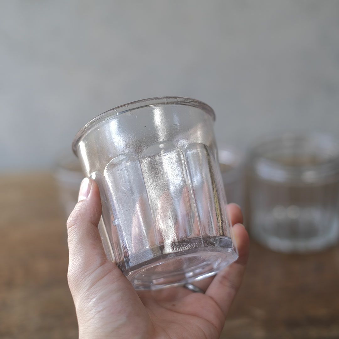 アンティーク コンフィチュールポット フランス 透明ガラス瓶2