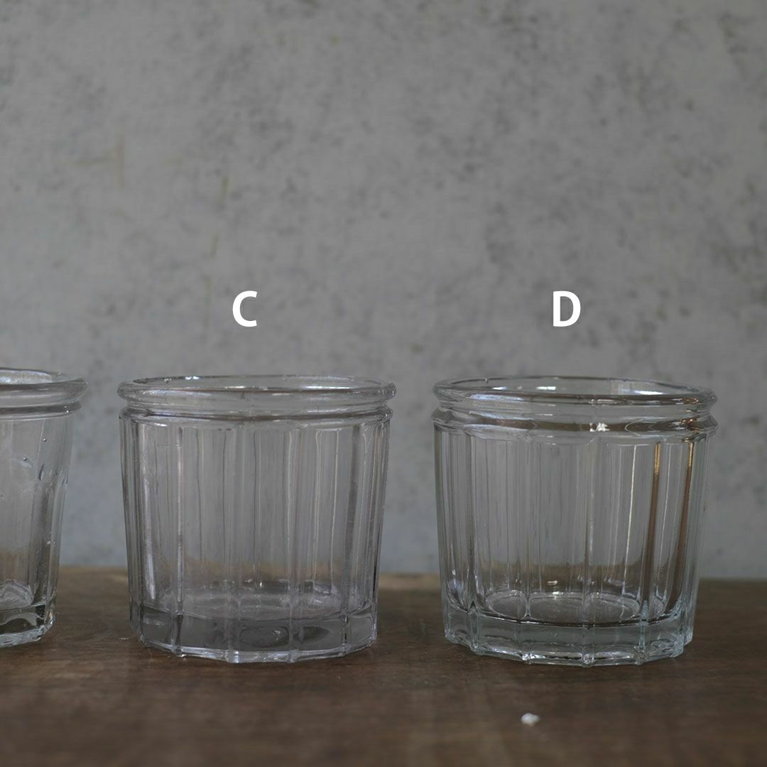 アンティーク コンフィチュールポット フランス 透明ガラス瓶7