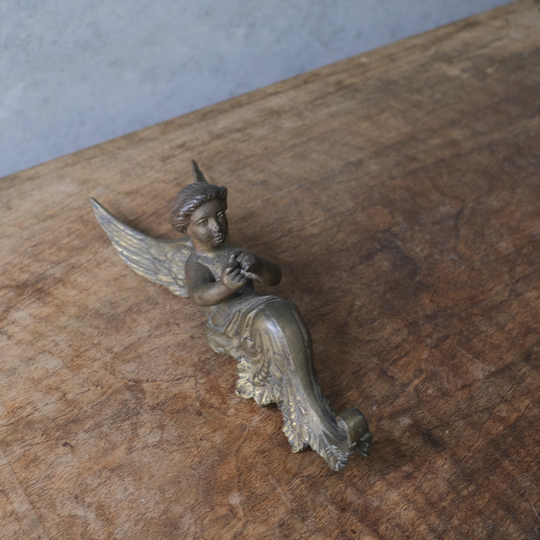 アンティーク天使のオブジェ エンジェル ブロンズ フランス1