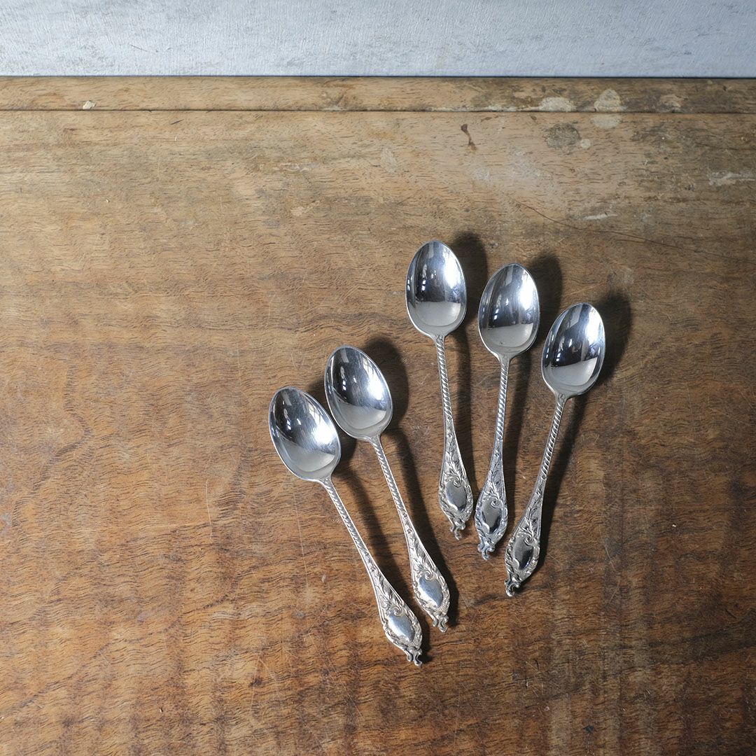 アンティークティースプーン イギリス　シルバープレート カトラリー 銀メッキ