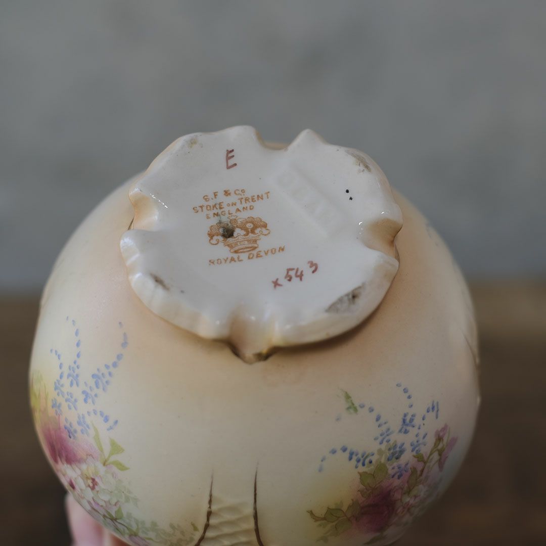 アンティークフラワーベース ROYAL DEVON ロイヤルデヴォン 花瓶 陶器 イギリス8