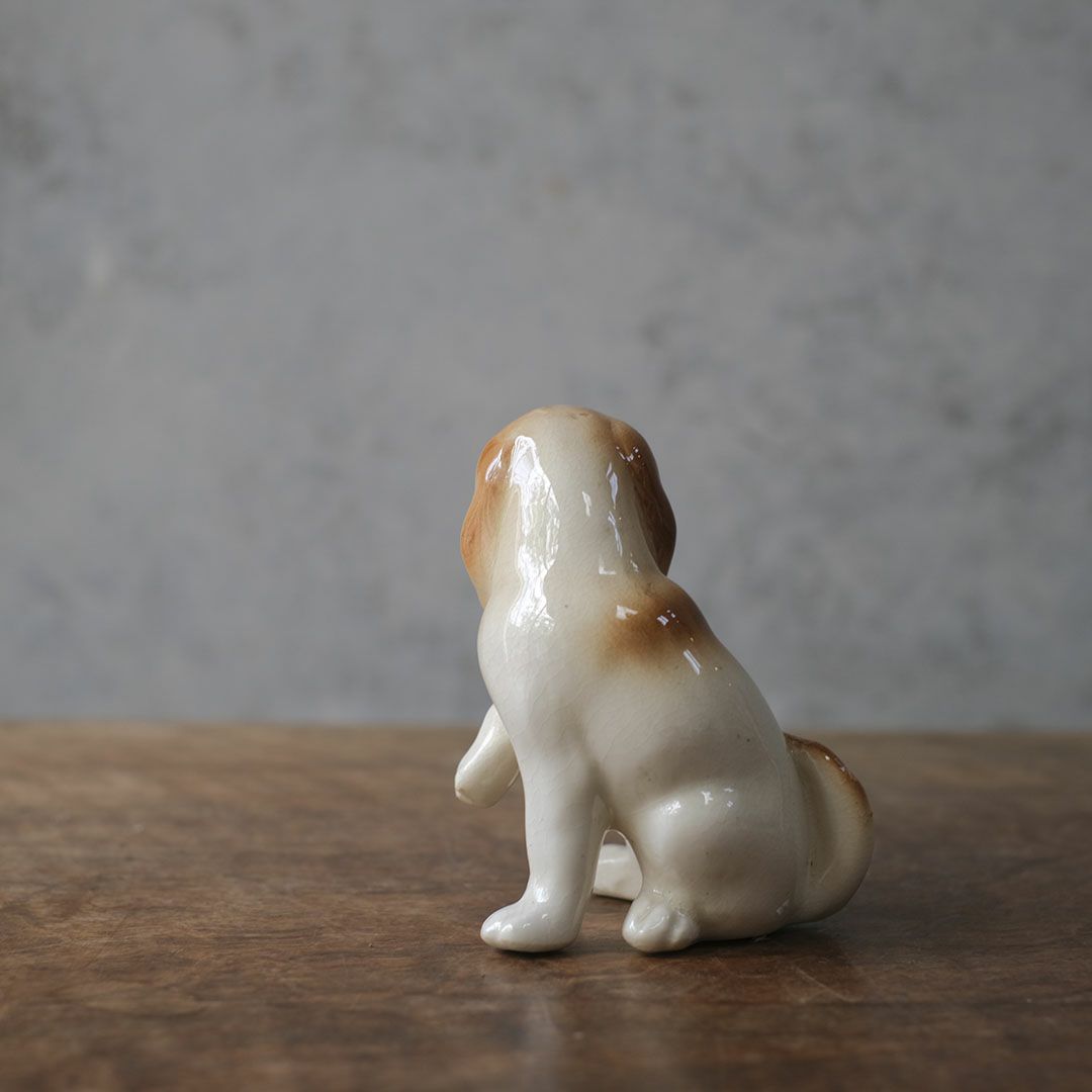 ヴィンテージフィギュリン 犬の陶器オブジェ イギリス 置物8