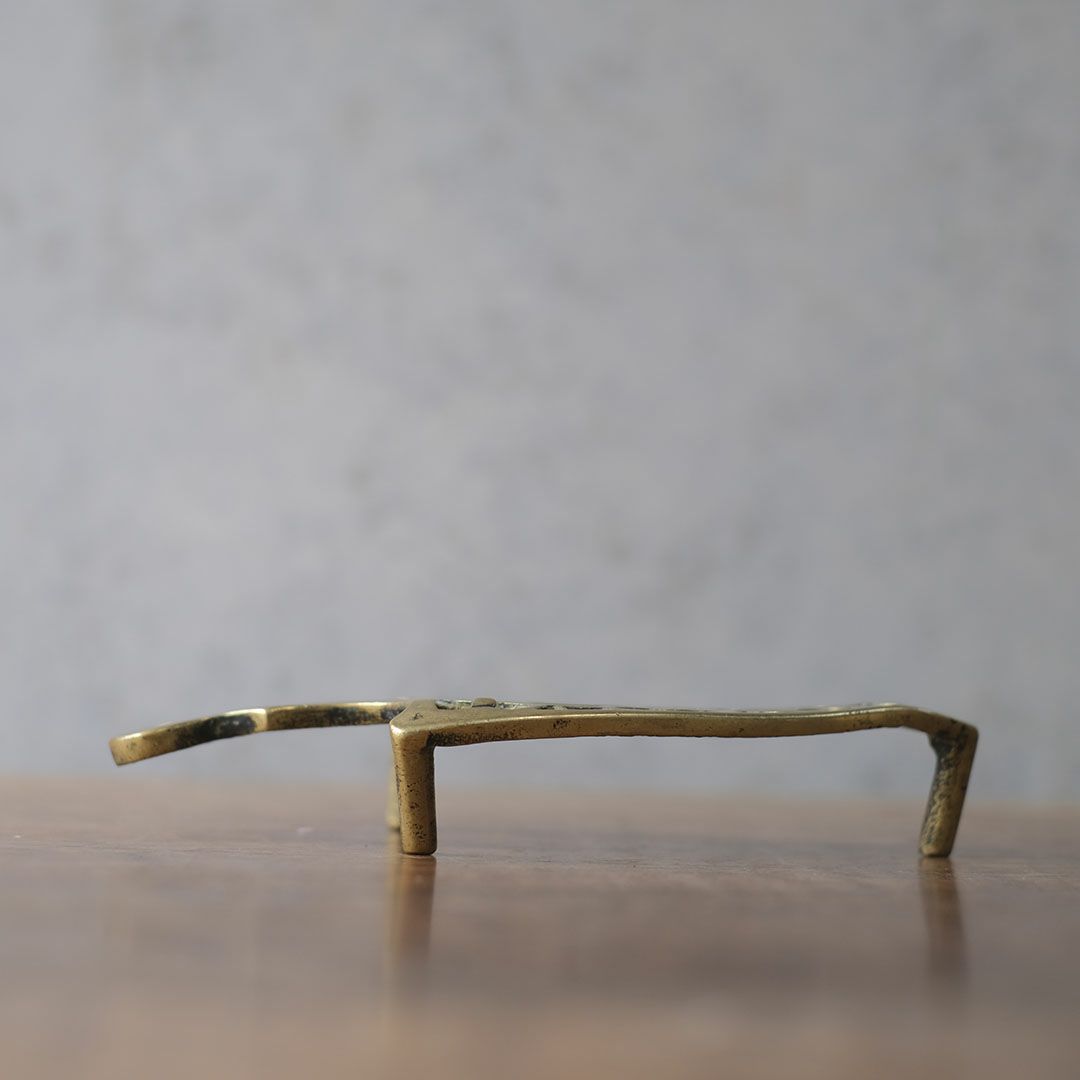 アンティークトリベット イギリス 真鍮 シンプル4