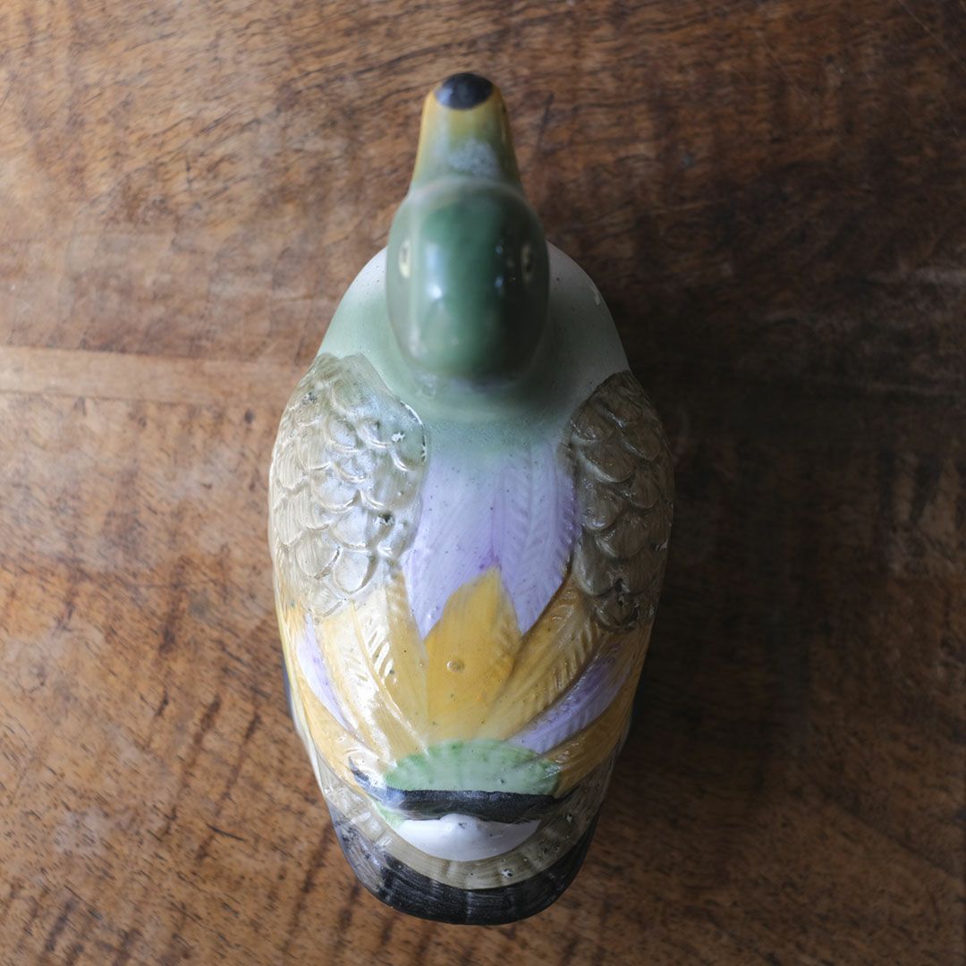 ヴィンテージ ダックテリーヌポット フランス 陶器 鴨5