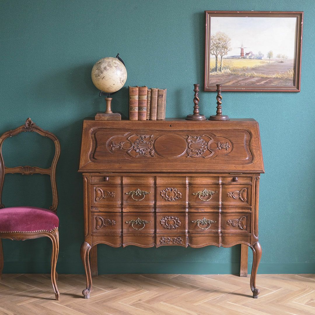 アンティーク ライティングビューローE フランス アンティーク家具4