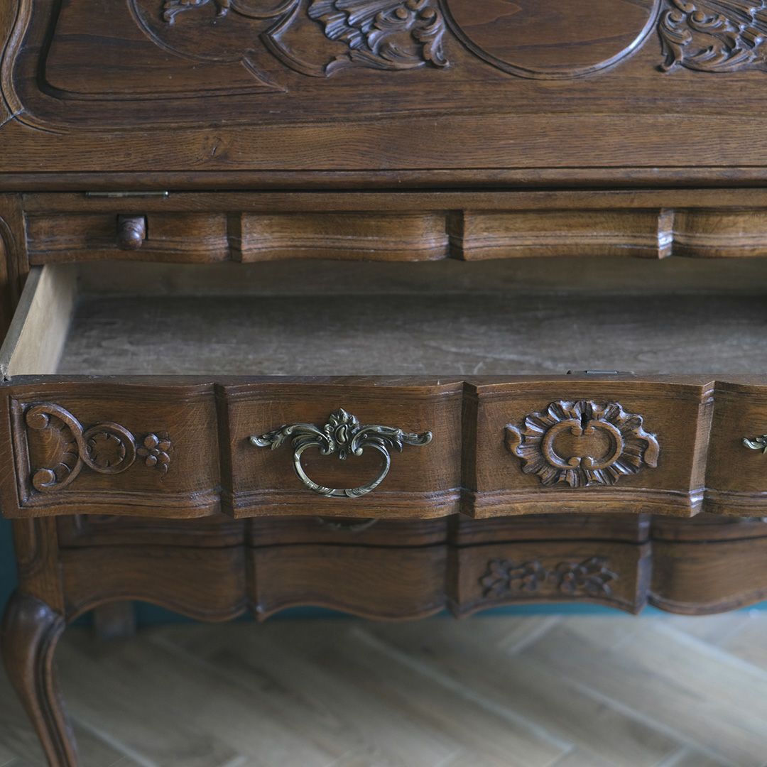 アンティーク ライティングビューローE フランス アンティーク家具13