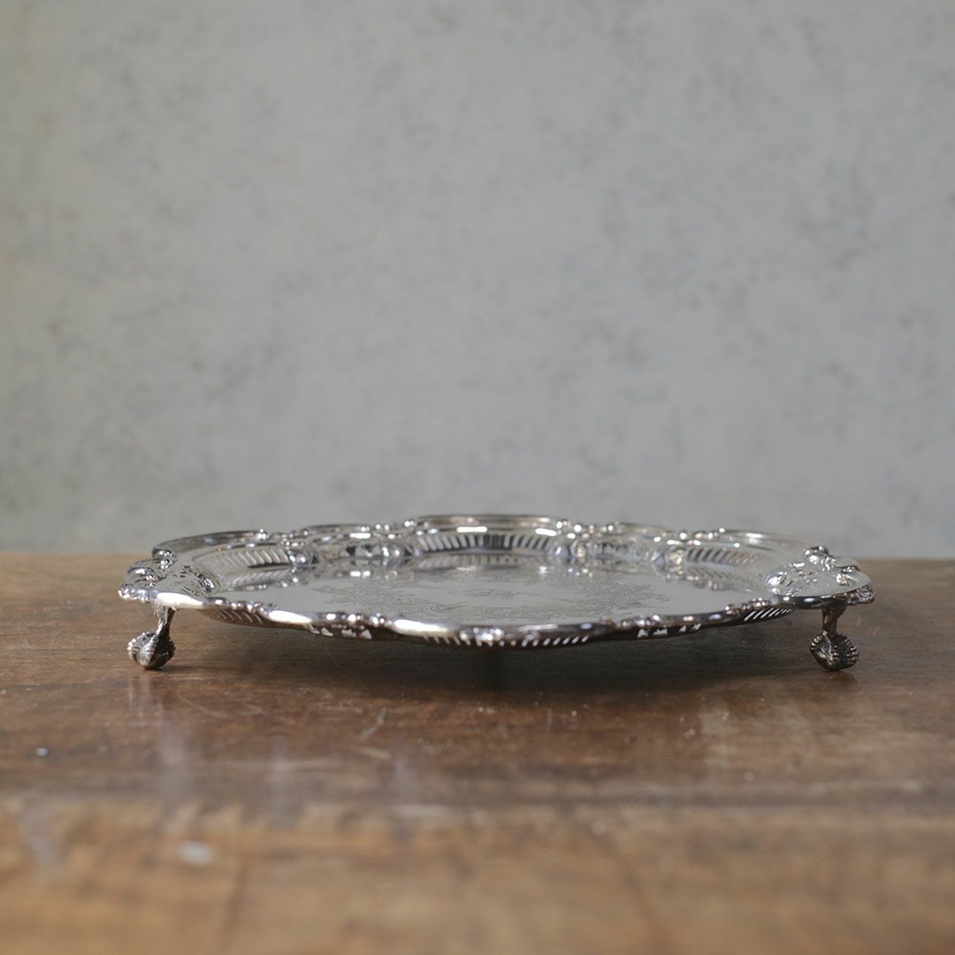 アンティークトレイ シルバープレート イギリス 銀メッキ3