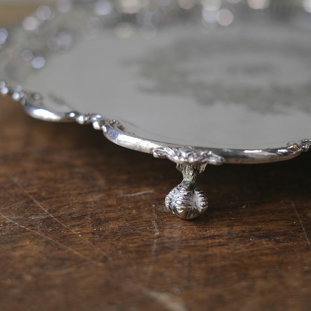 アンティークトレイ シルバープレート イギリス 銀メッキ7