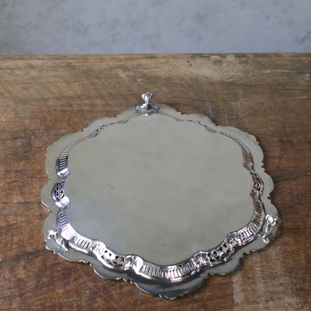 アンティークトレイ シルバープレート イギリス 銀メッキ8