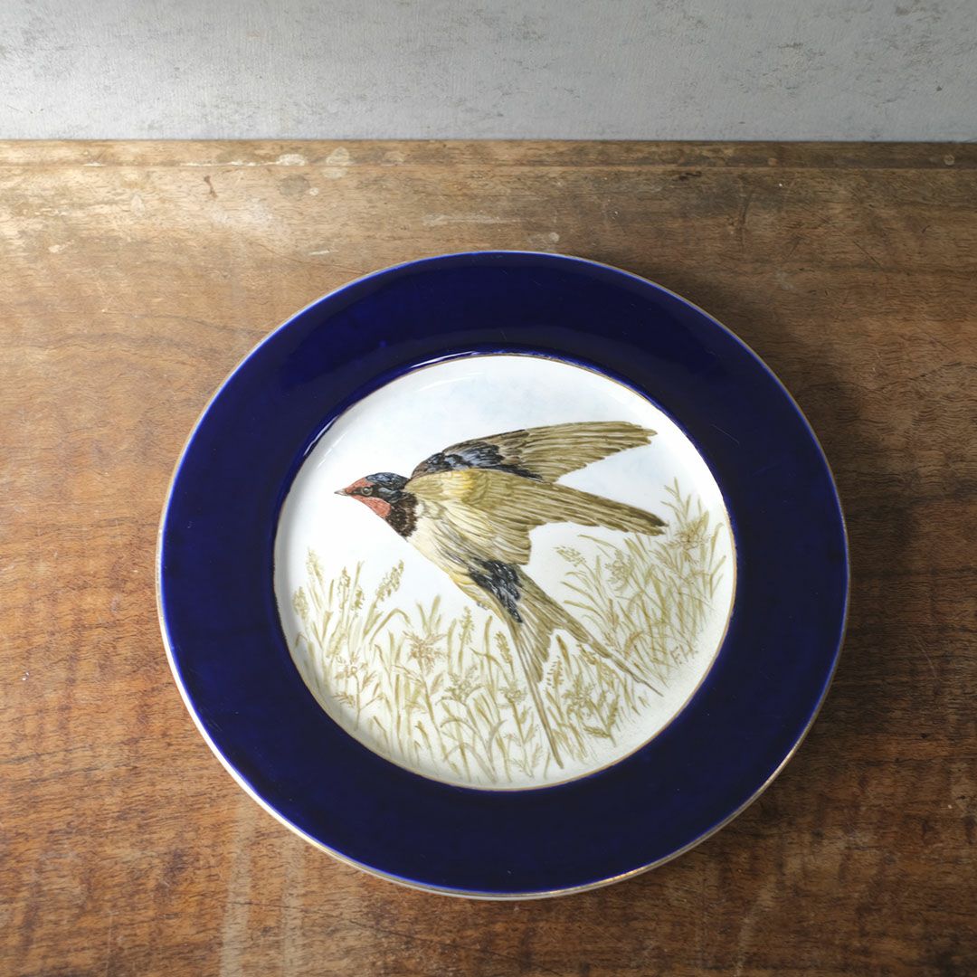 ヴィンテージ皿 燕