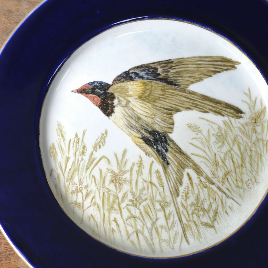 ヴィンテージ皿 燕4
