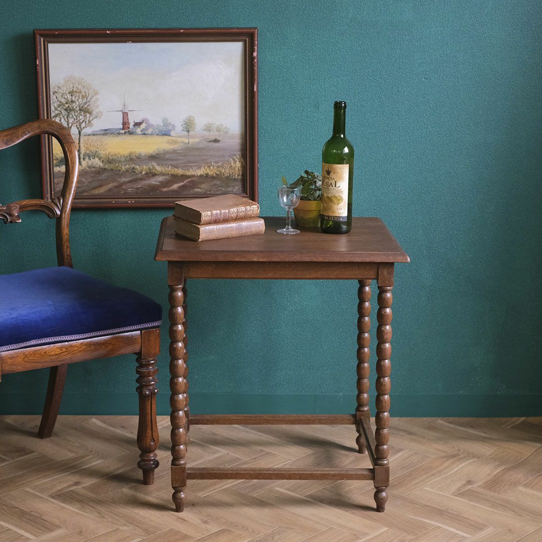 アンティーク コンソールテーブル フランス 机 ボビンレッグ アンティーク家具