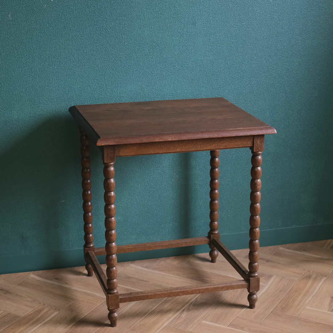 アンティーク コンソールテーブル フランス 机 ボビンレッグ アンティーク家具3