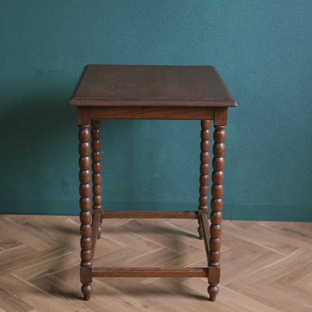 アンティーク コンソールテーブル フランス 机 ボビンレッグ アンティーク家具4