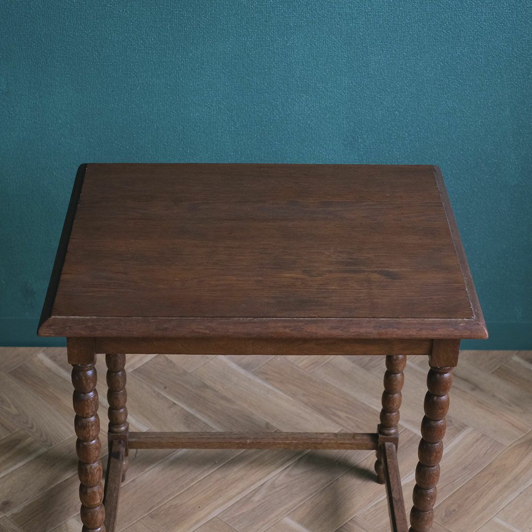 アンティーク コンソールテーブル フランス 机 ボビンレッグ アンティーク家具5