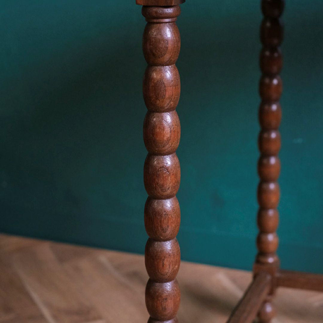 アンティーク コンソールテーブル フランス 机 ボビンレッグ アンティーク家具6