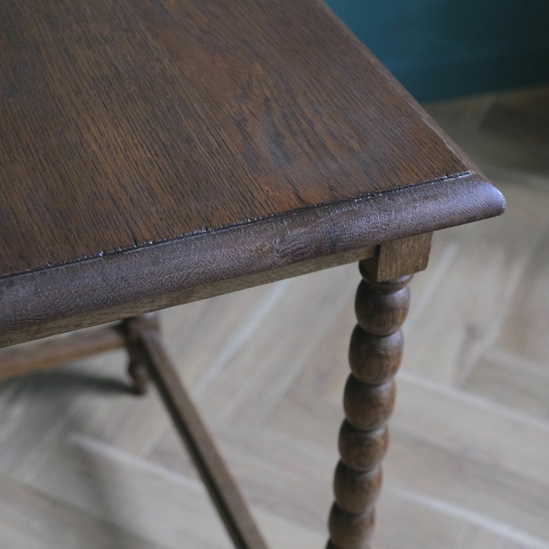 アンティーク コンソールテーブル フランス 机 ボビンレッグ アンティーク家具7
