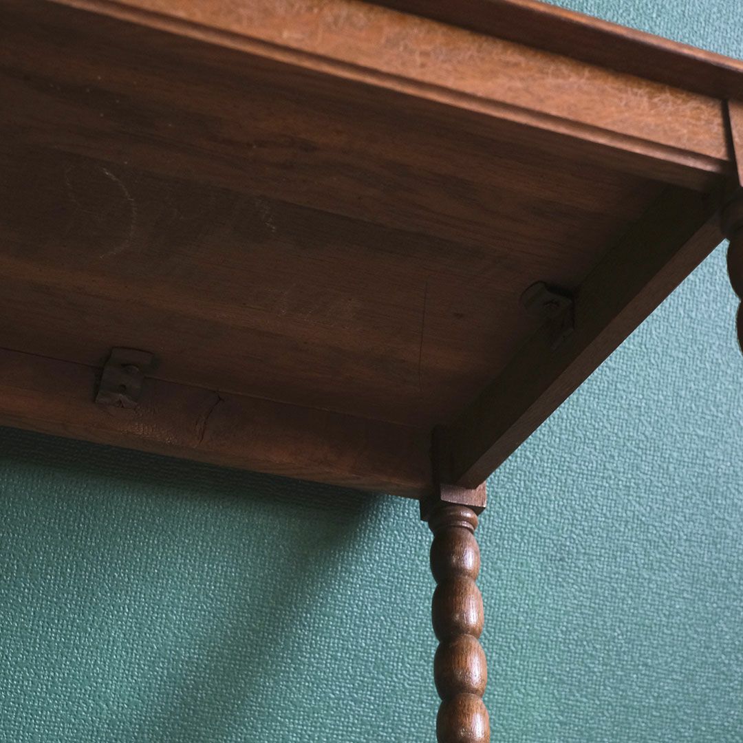 アンティーク コンソールテーブル フランス 机 ボビンレッグ アンティーク家具8