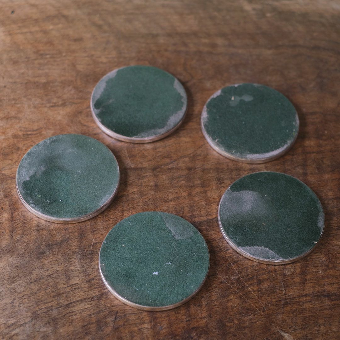 ヴィンテージコースター イギリス シルバープレート(バラ売り)8