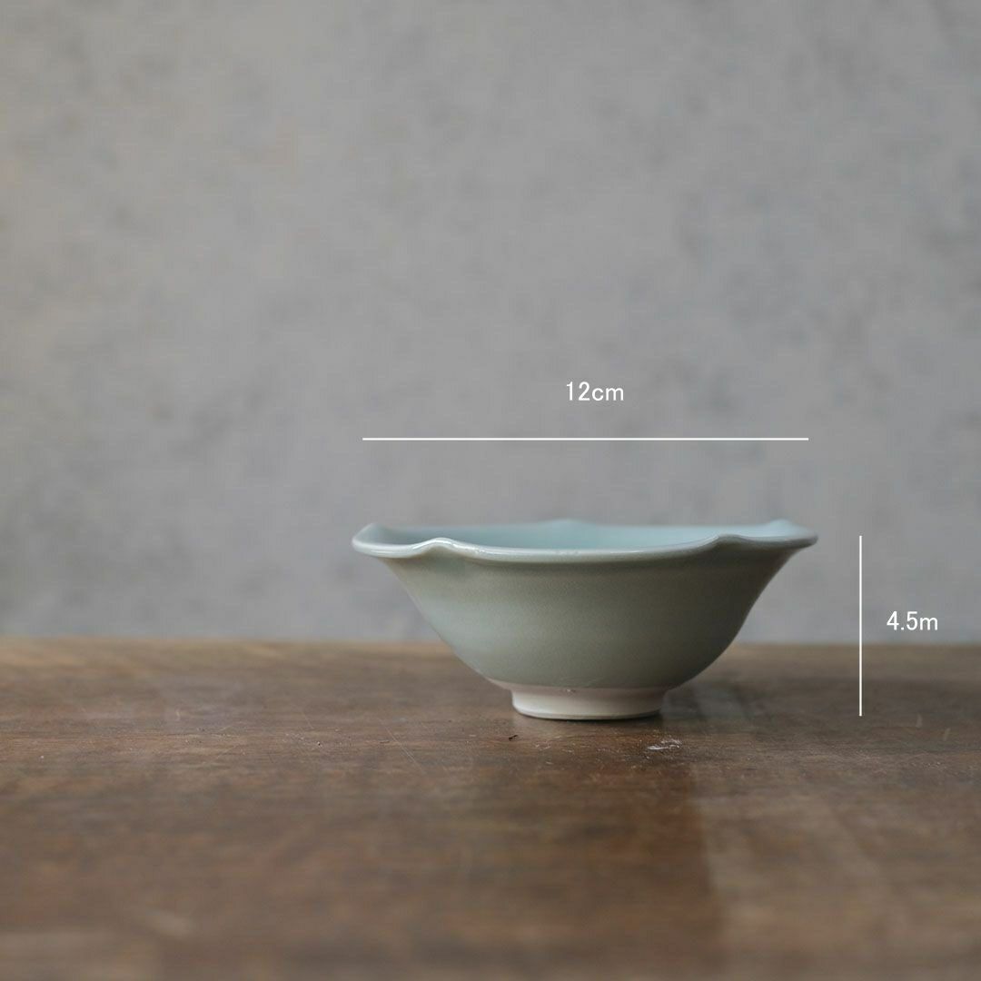 岡泰造 トルコ青釉 小皿 瀬戸焼 和食器2