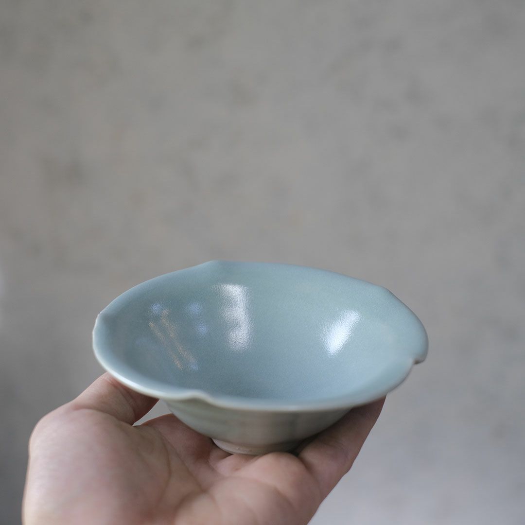 岡泰造 トルコ青釉 小皿 瀬戸焼 和食器5