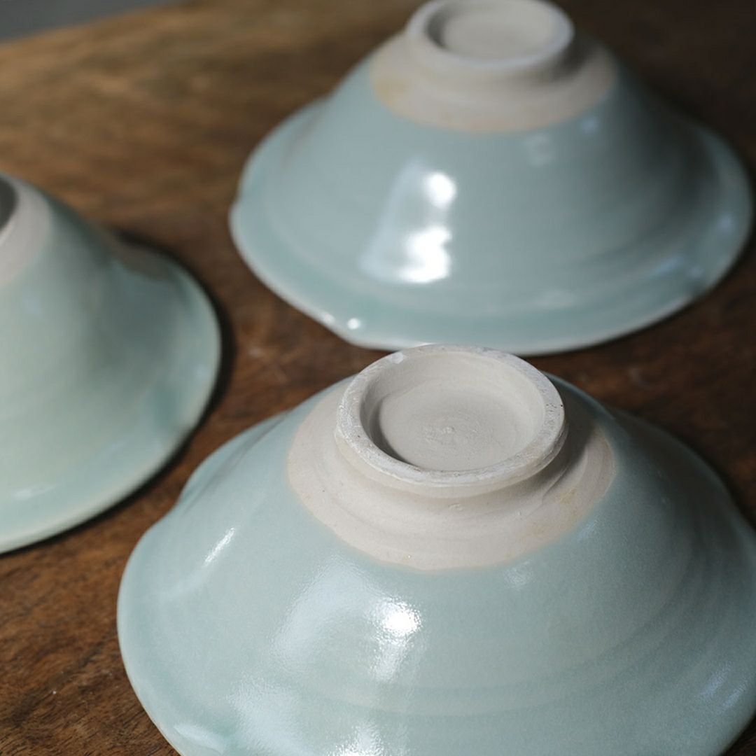 岡泰造 トルコ青釉 小皿 瀬戸焼 和食器9