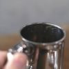 アンティークシリングタンカード ビアマグカップ 赤いガラス底 イギリス シルバープレート6