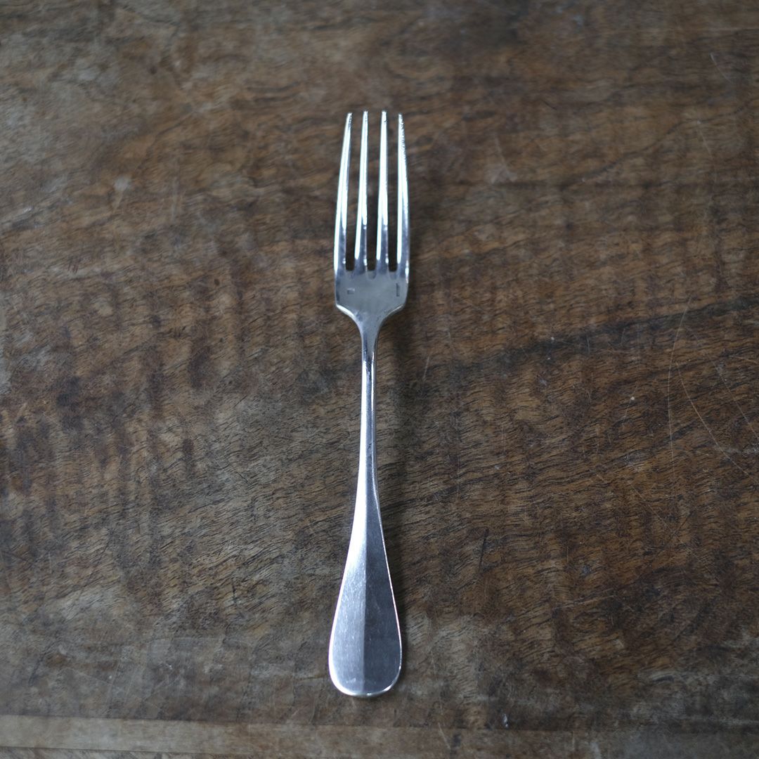 アンティークディナーフォーク フランス 銀メッキ シルバープレート2