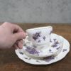 アンティークティーカップトリオ バイオレット 菫 イギリス4