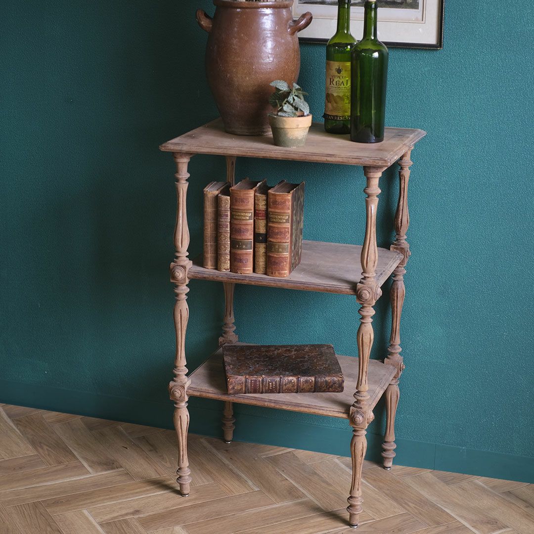 アンティークシェルフ フランス 剥離 アンティーク家具1