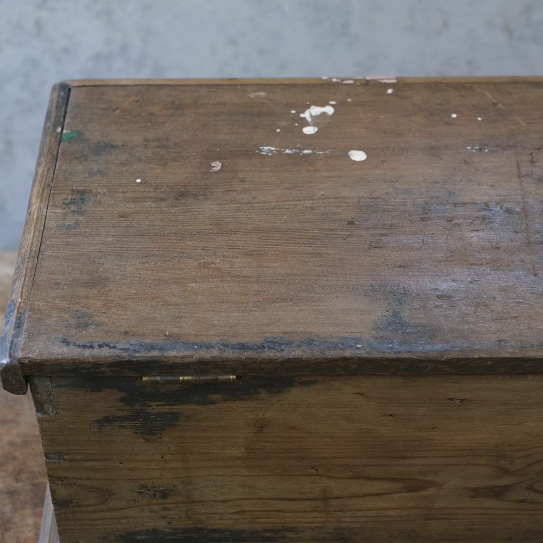 アンティークウッドボックス コンテナ 木箱 収納箱 イギリス10