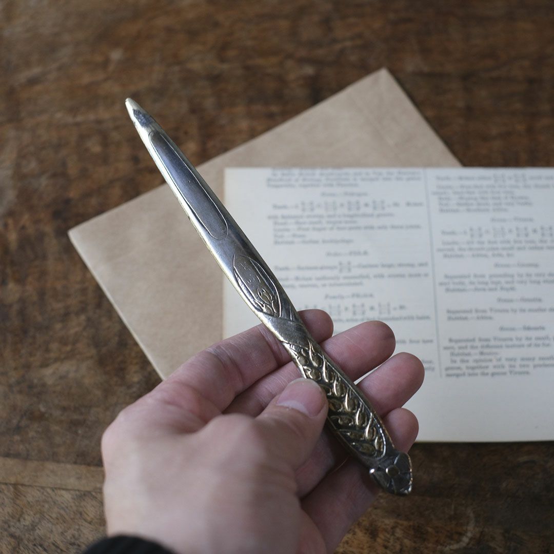 アンティークペーパーナイフ イギリス シルバープレート 銀メッキ3