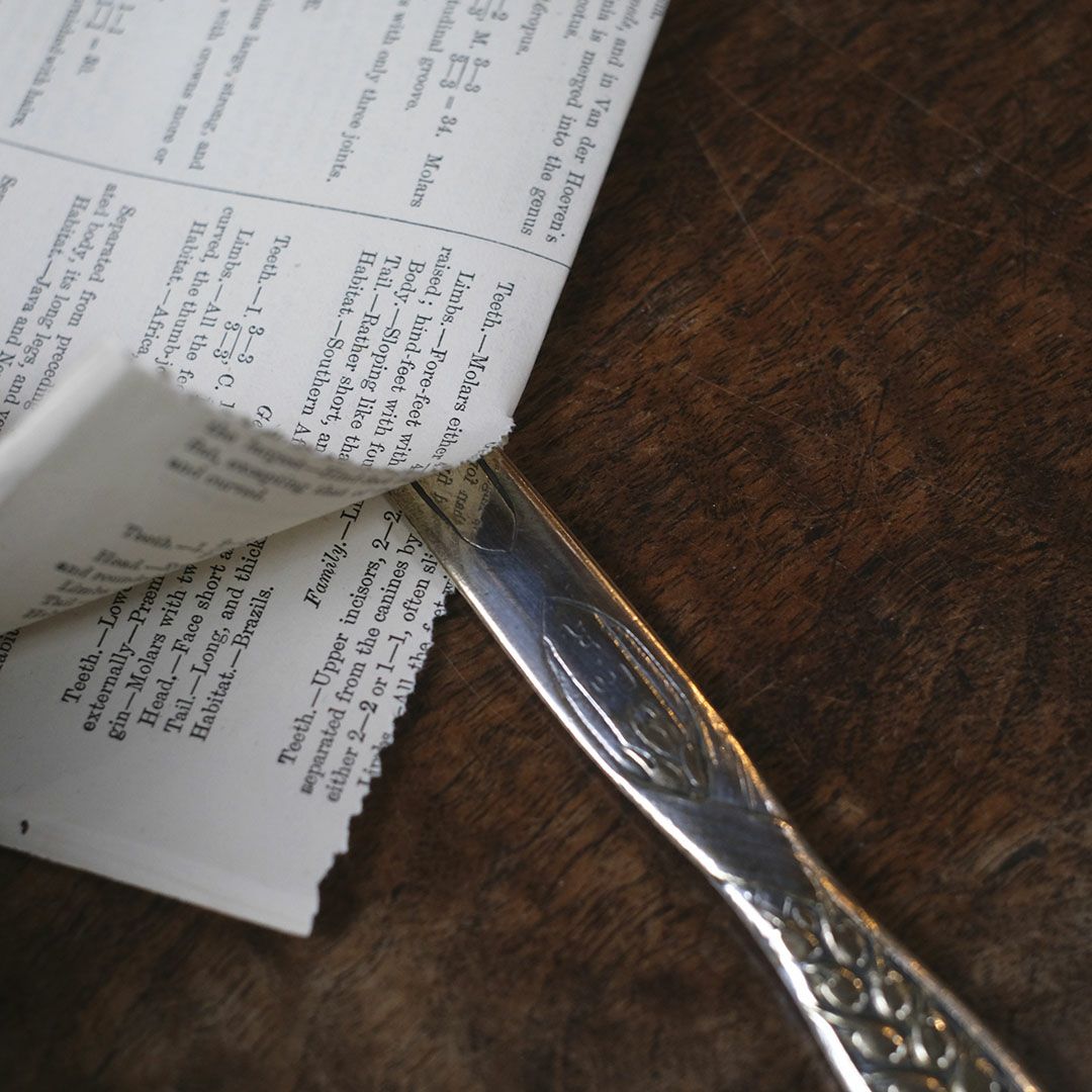 アンティークペーパーナイフ イギリス シルバープレート 銀メッキ5