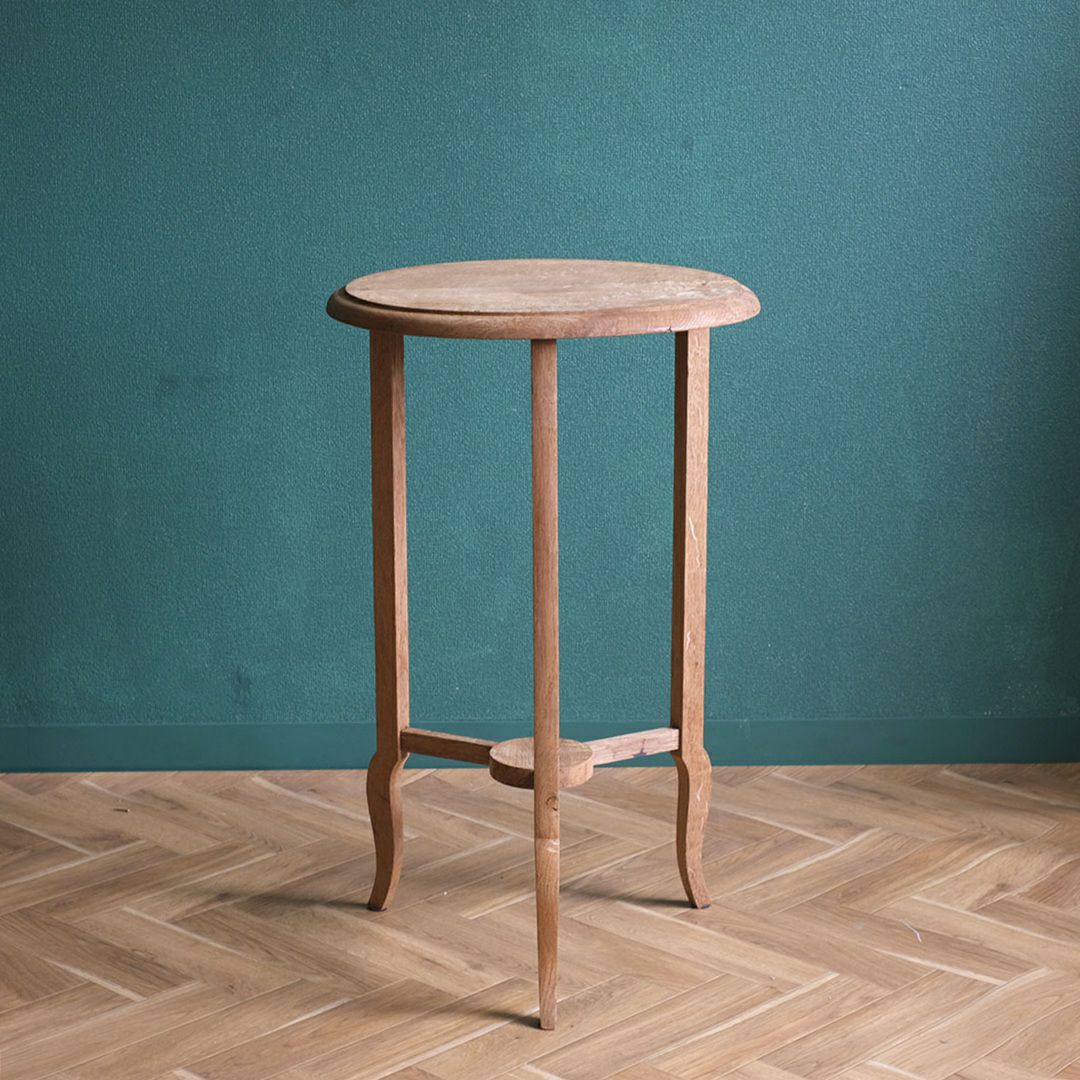 アンティークコンソールテーブル ラウンド サイドテーブル 剥離されたアンティーク家具2