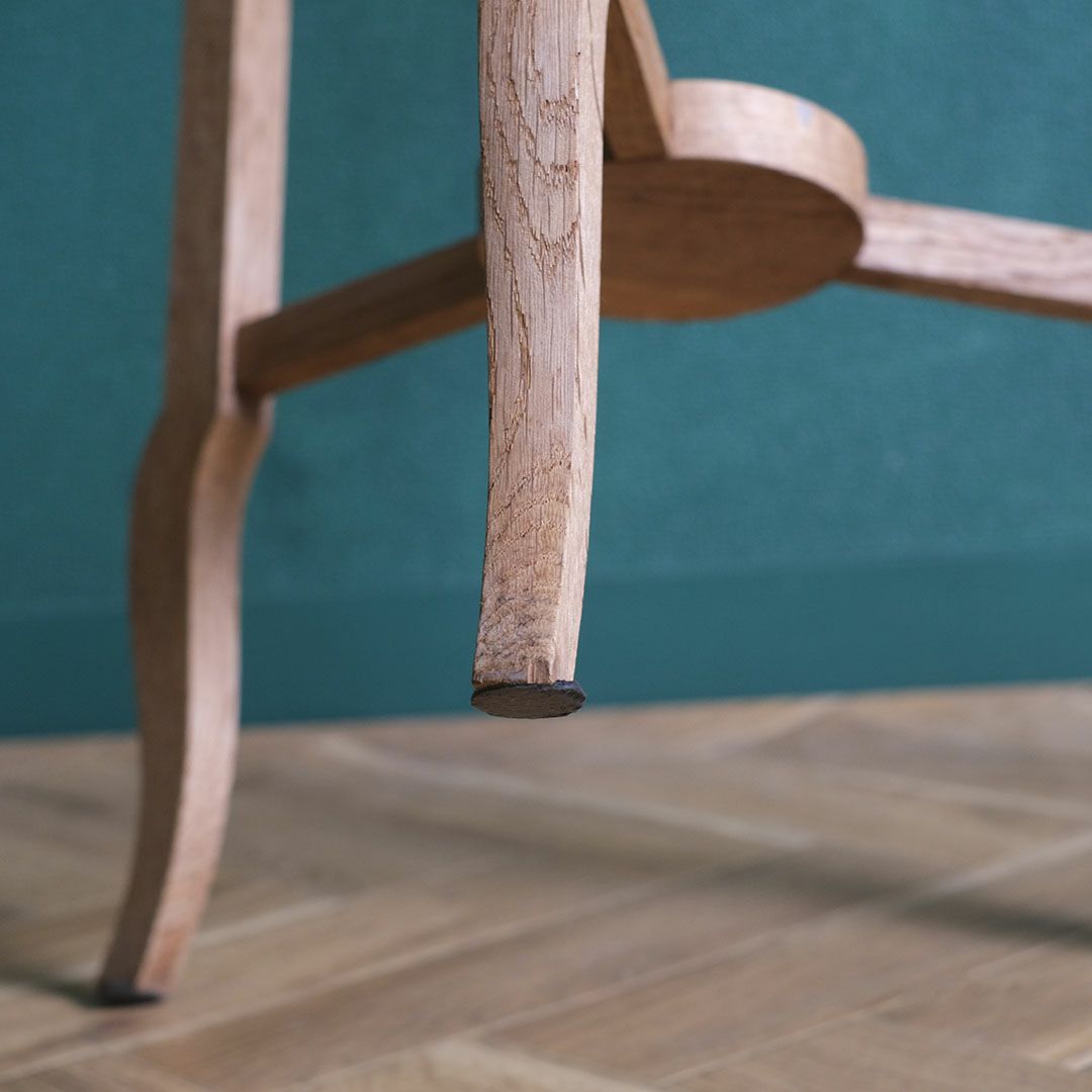 アンティークコンソールテーブル ラウンド サイドテーブル 剥離されたアンティーク家具7