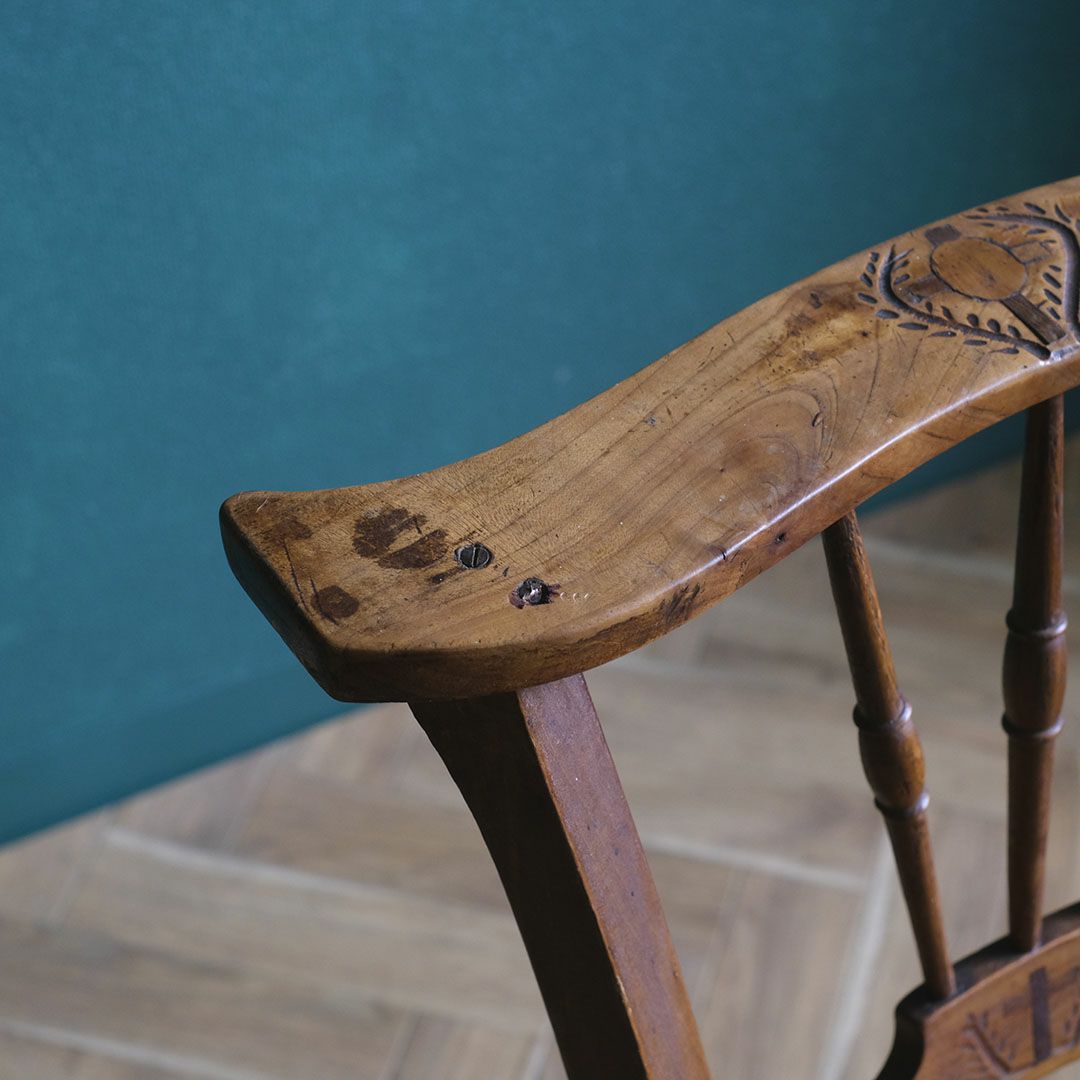 アンティークチェア ラタン椅子 イギリス アンティーク家具7