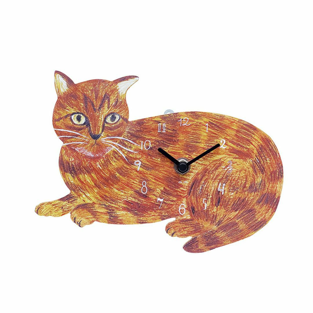 松尾ミユキ キャットクロック トラ猫 壁掛け時計6