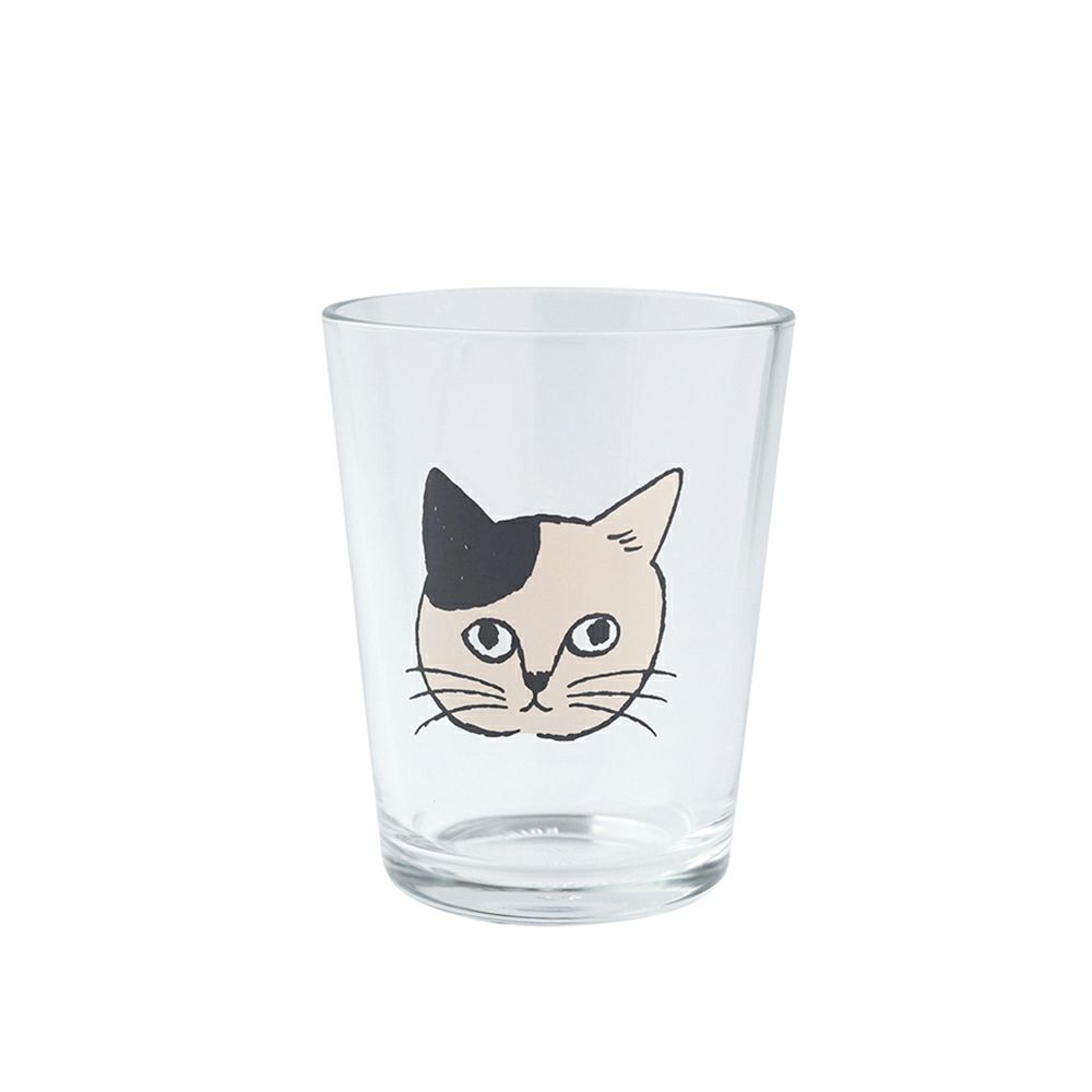 松尾ミユキ ミニグラス 猫 ぶち1
