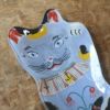 Nathalie Lete(ナタリーレテ) ガラストレイ 招き猫 ラッキーキャット 青2