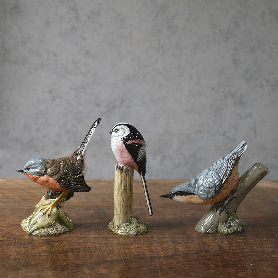 ヴィンテージフィギュリン 鳥 ベスウィック 陶器の置物2