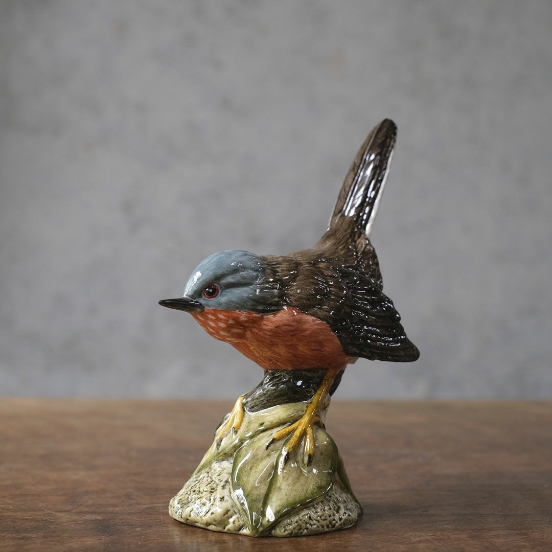 ヴィンテージフィギュリン 鳥 ベスウィック 陶器の置物4