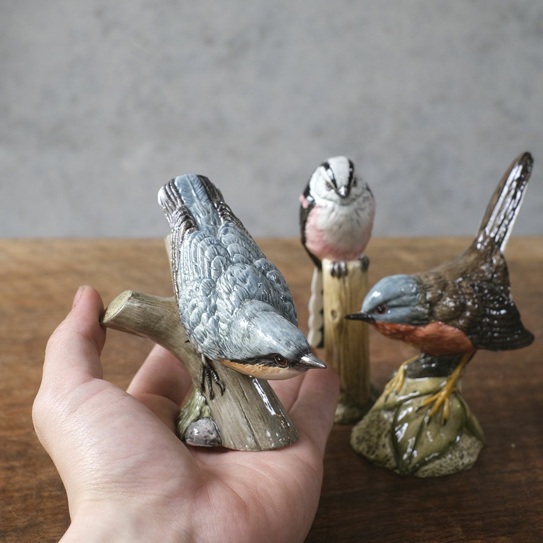 ヴィンテージフィギュリン 鳥 ベスウィック 陶器の置物14