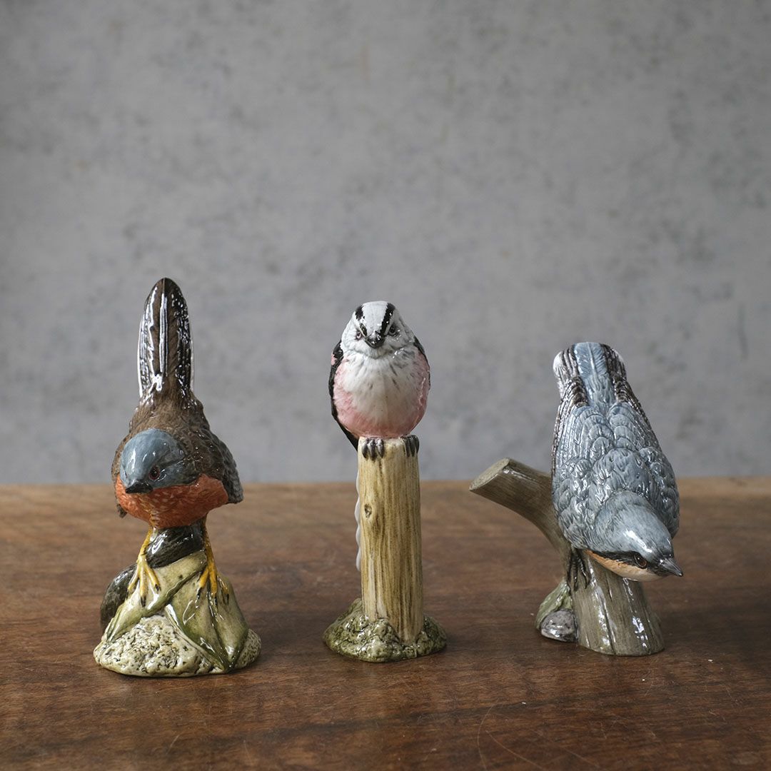 ヴィンテージフィギュリン 鳥 ベスウィック 陶器の置物17