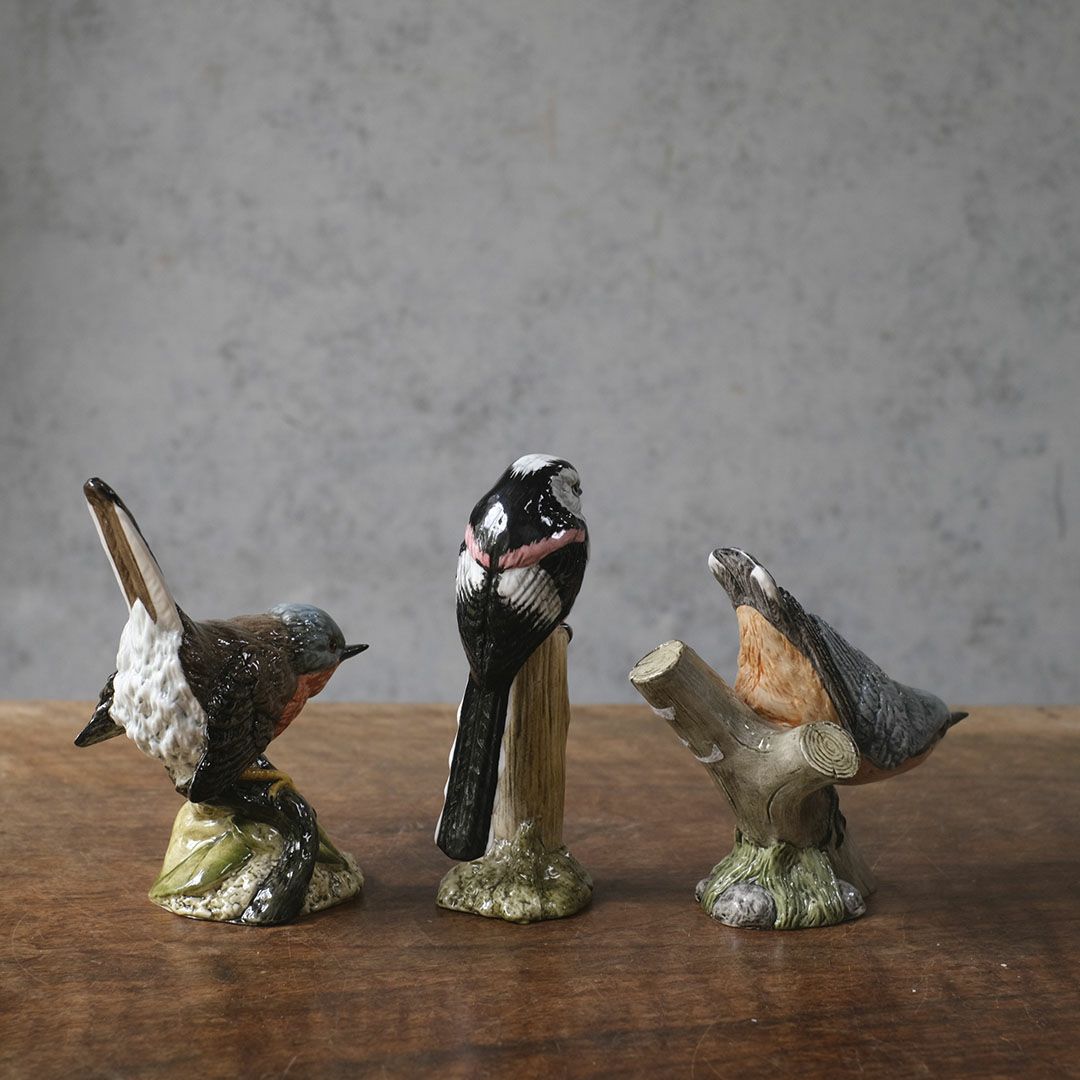 ヴィンテージフィギュリン 鳥 ベスウィック 陶器の置物18