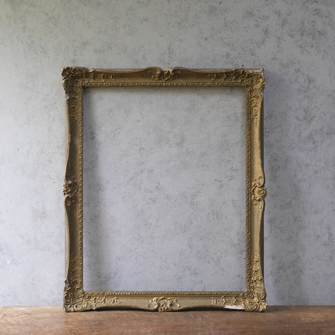 アンティークフレームF フランス 金色の豪華な額縁