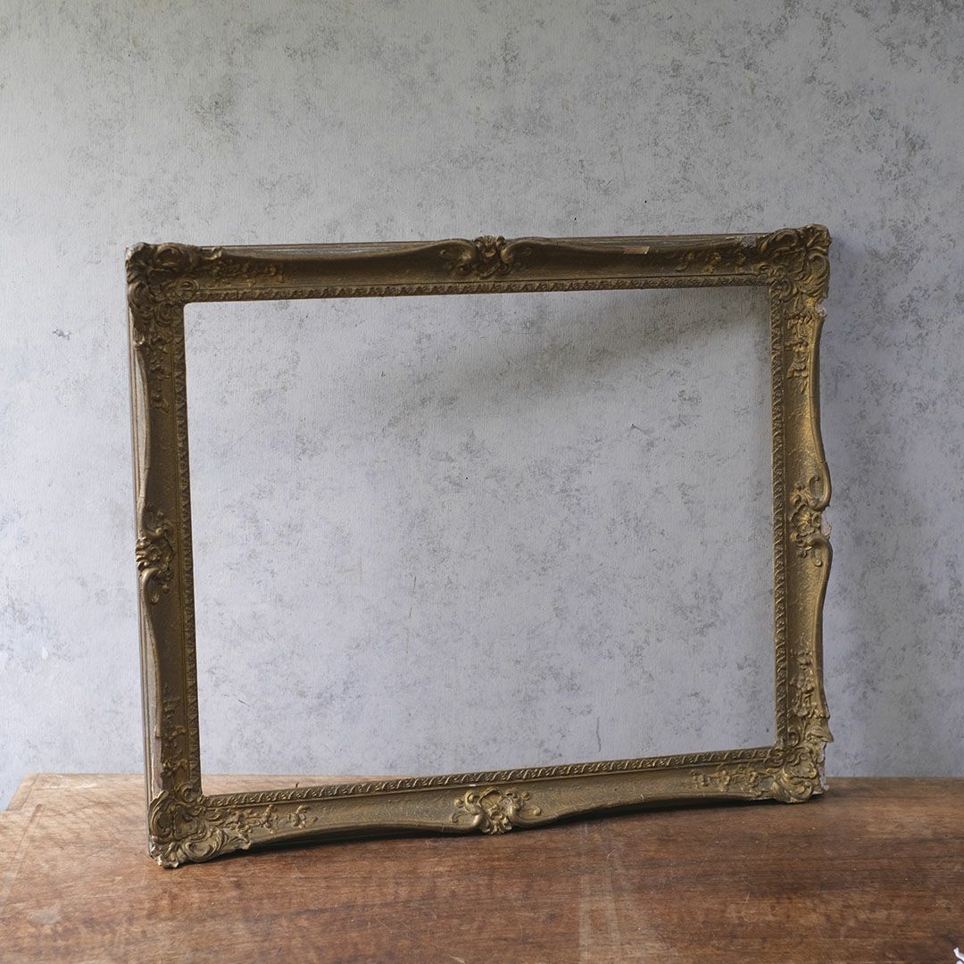 アンティークフレームF フランス 金色の豪華な額縁2
