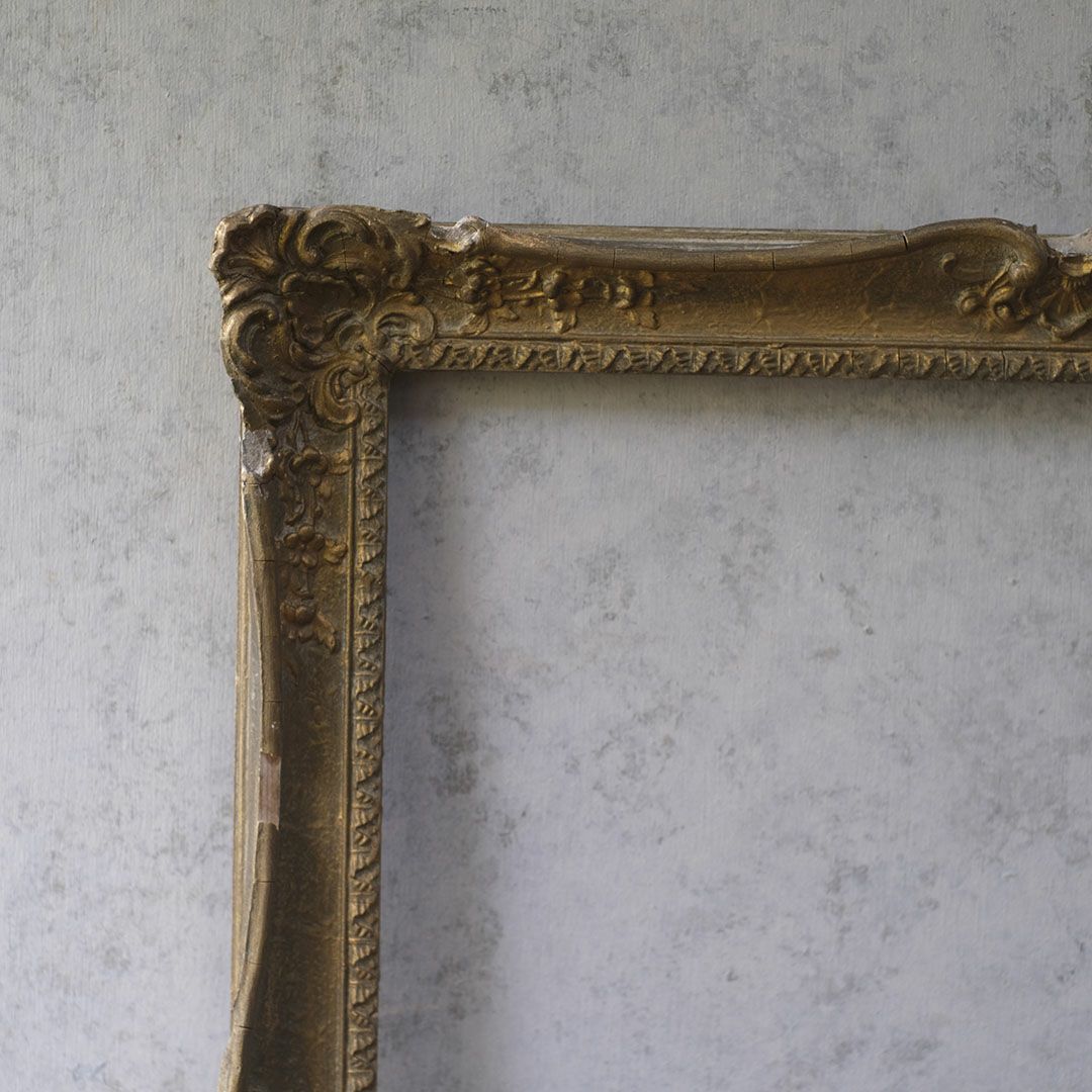 アンティークフレームF フランス 金色の豪華な額縁3